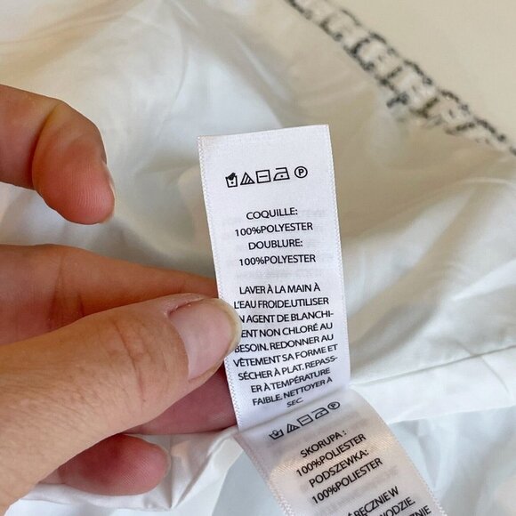 Rachel Zoe Tweed Button Up Mini Dress Womens Size 8 White Short Sleeve NEW - Picture 9 of 15